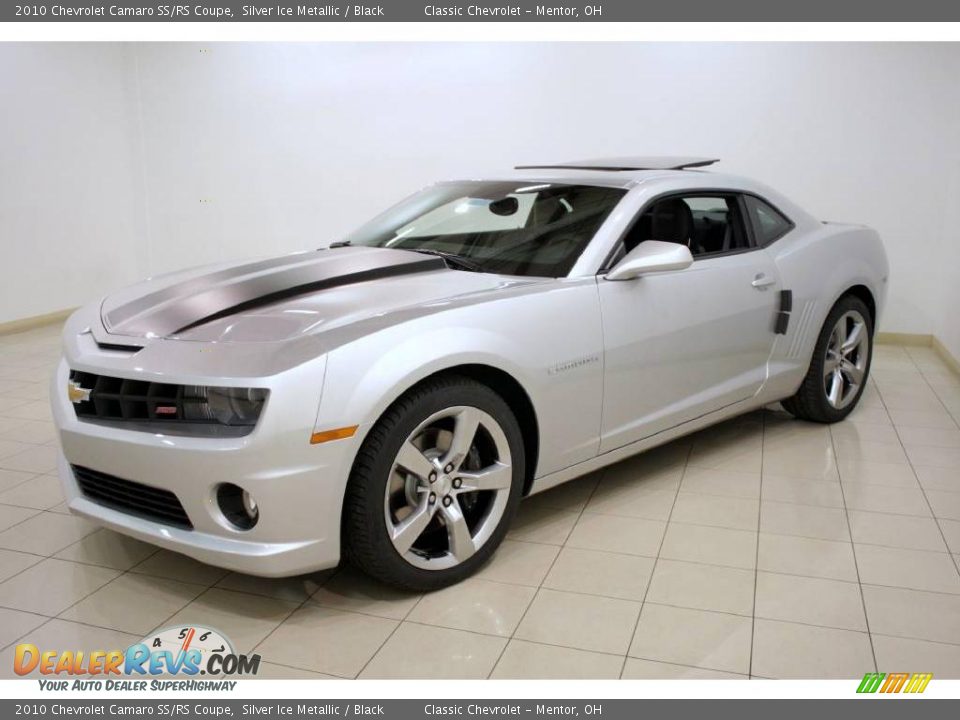 2010 Chevrolet Camaro SS/RS Coupe Silver Ice Metallic / Black Photo #3