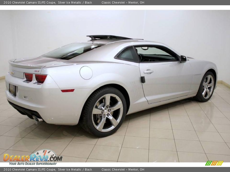 2010 Chevrolet Camaro SS/RS Coupe Silver Ice Metallic / Black Photo #7