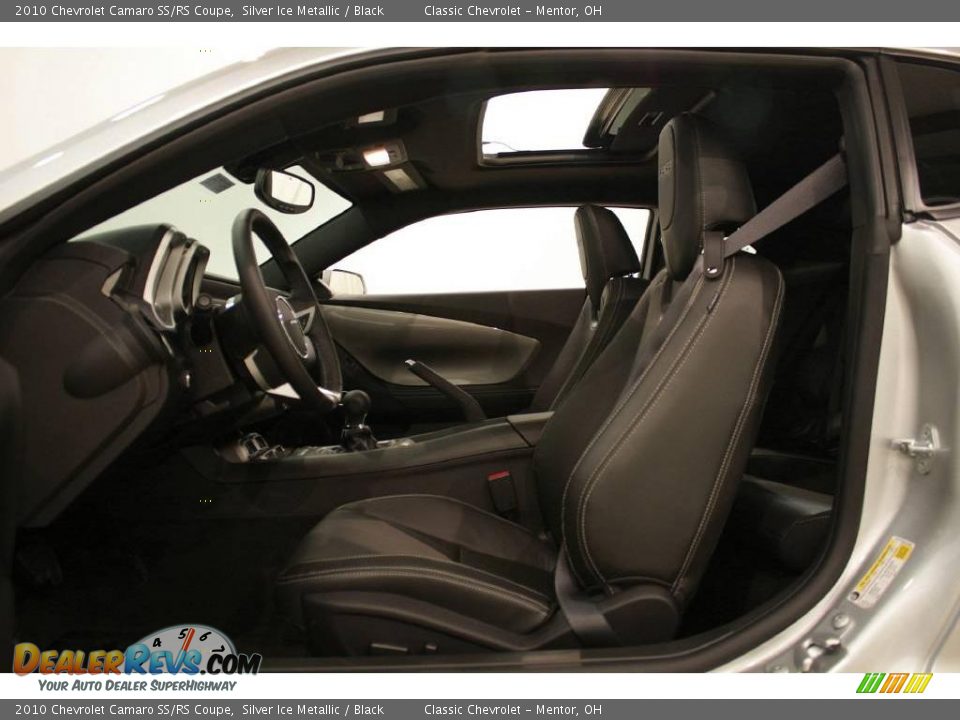 2010 Chevrolet Camaro SS/RS Coupe Silver Ice Metallic / Black Photo #11