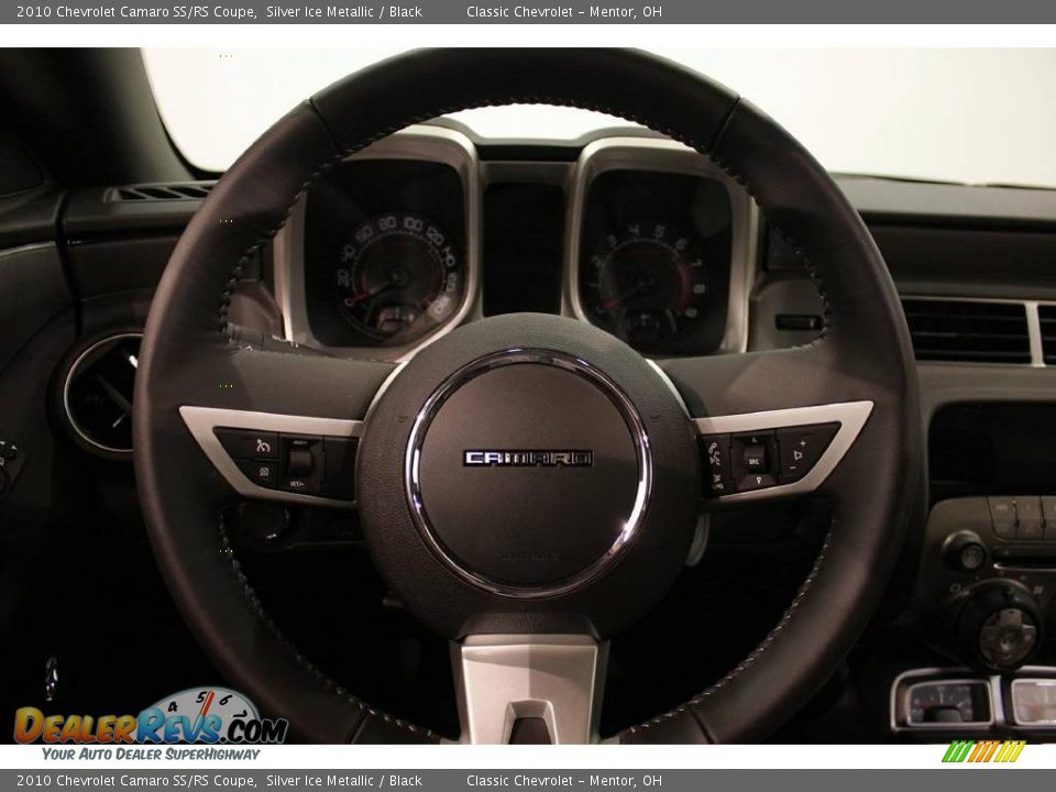 2010 Chevrolet Camaro SS/RS Coupe Silver Ice Metallic / Black Photo #15