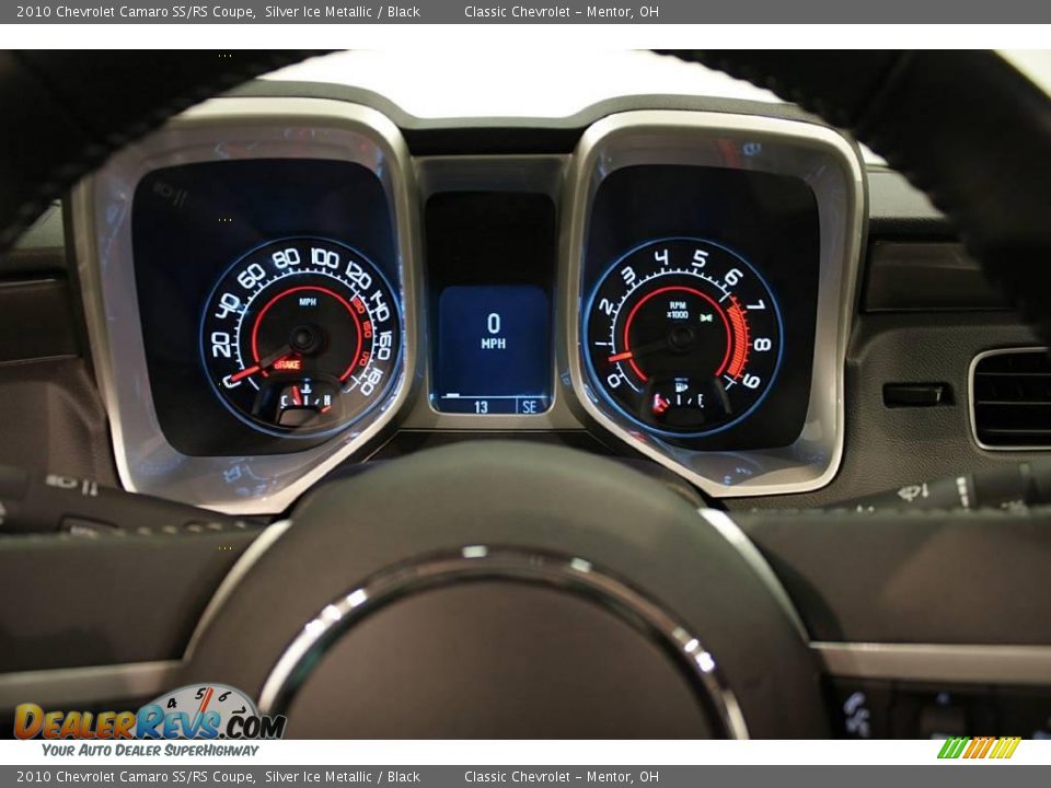 2010 Chevrolet Camaro SS/RS Coupe Silver Ice Metallic / Black Photo #16