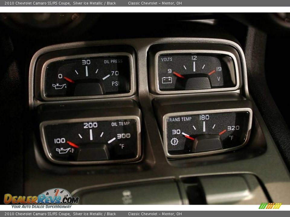 2010 Chevrolet Camaro SS/RS Coupe Silver Ice Metallic / Black Photo #20