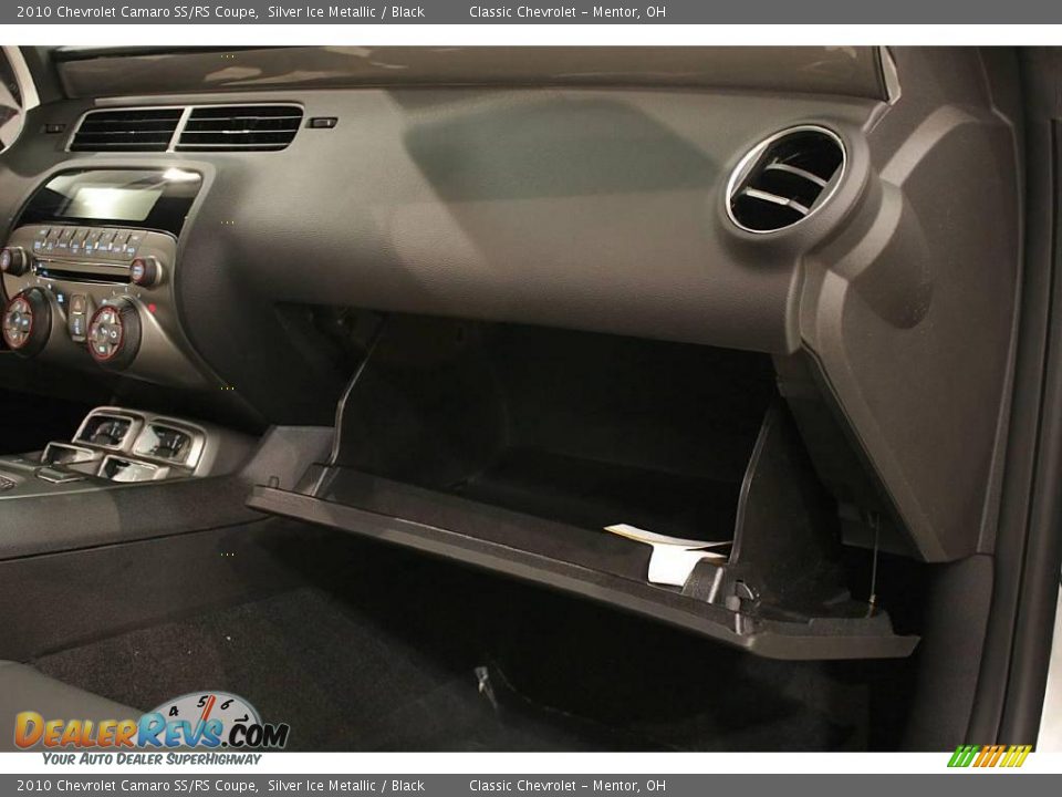 2010 Chevrolet Camaro SS/RS Coupe Silver Ice Metallic / Black Photo #24