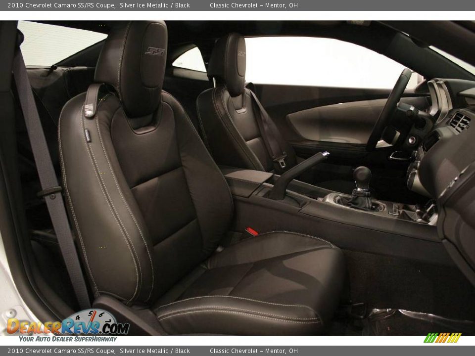 2010 Chevrolet Camaro SS/RS Coupe Silver Ice Metallic / Black Photo #25