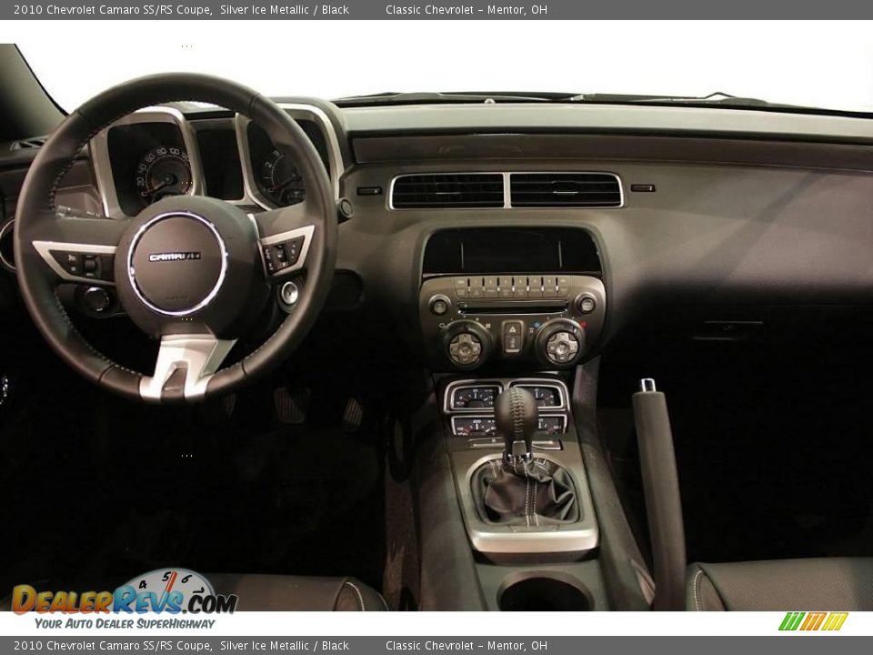 2010 Chevrolet Camaro SS/RS Coupe Silver Ice Metallic / Black Photo #27