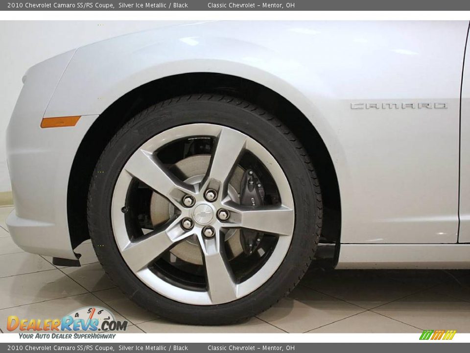 2010 Chevrolet Camaro SS/RS Coupe Silver Ice Metallic / Black Photo #31