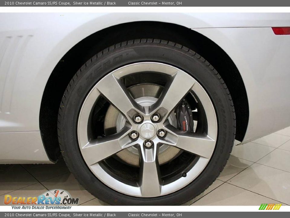 2010 Chevrolet Camaro SS/RS Coupe Silver Ice Metallic / Black Photo #32