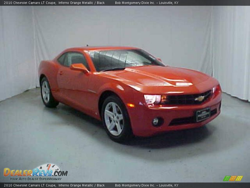 2010 Chevrolet Camaro LT Coupe Inferno Orange Metallic / Black Photo #1