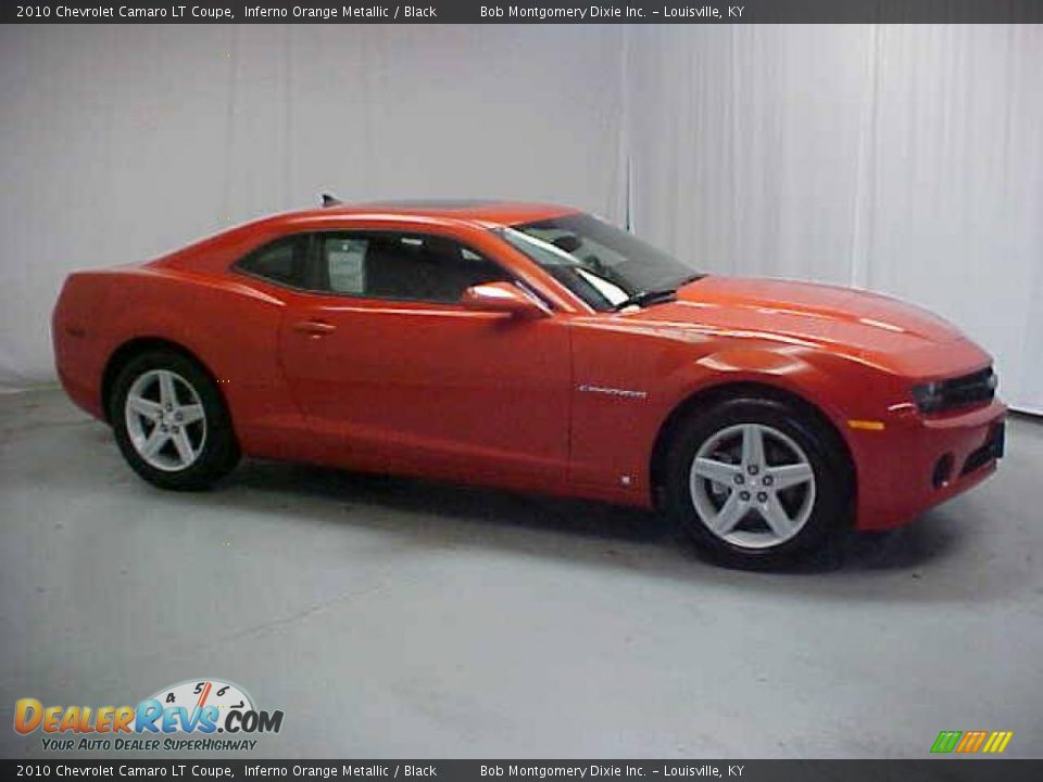 2010 Chevrolet Camaro LT Coupe Inferno Orange Metallic / Black Photo #4