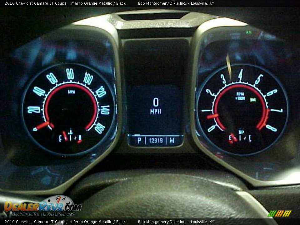 2010 Chevrolet Camaro LT Coupe Inferno Orange Metallic / Black Photo #15