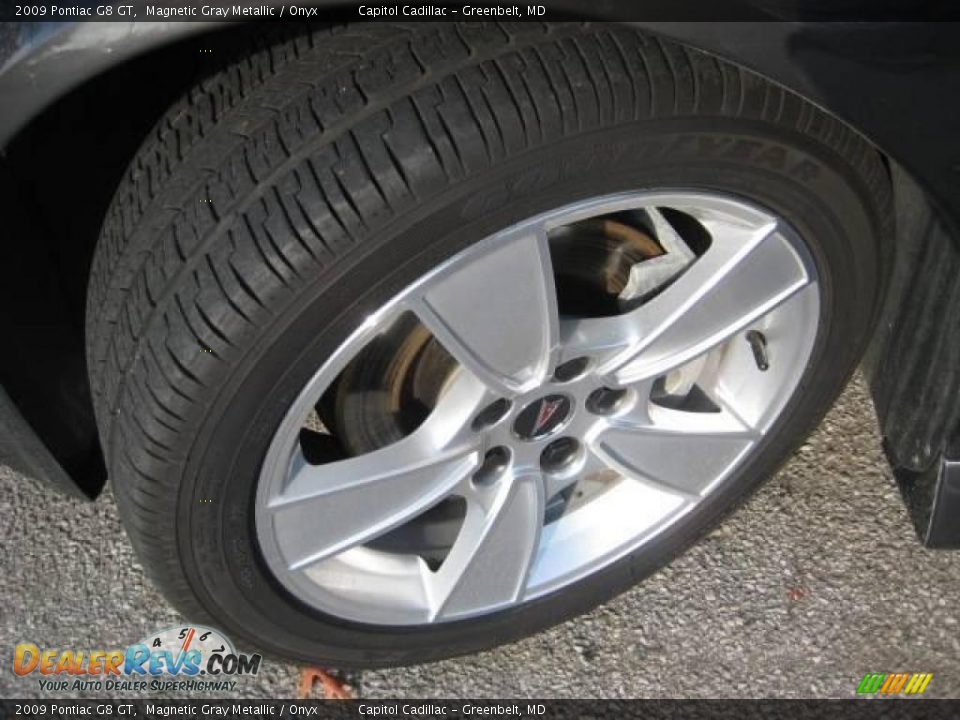 2009 Pontiac G8 GT Magnetic Gray Metallic / Onyx Photo #9