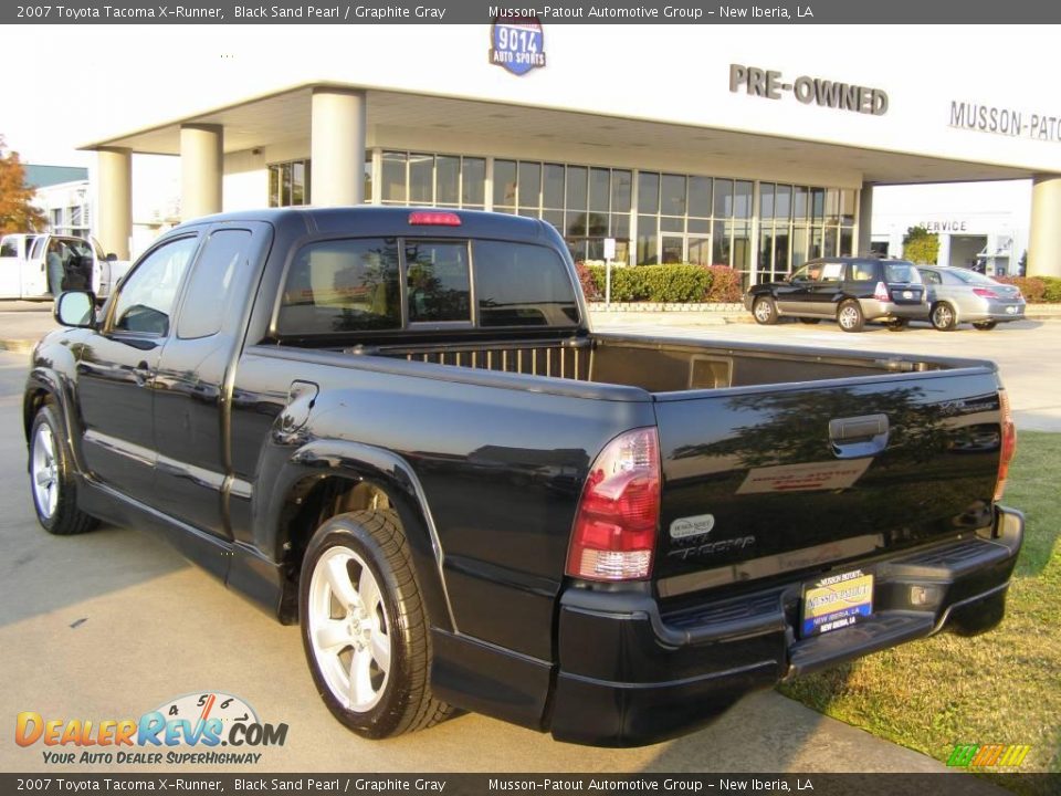 2007 Toyota Tacoma X-Runner Black Sand Pearl / Graphite Gray Photo #3