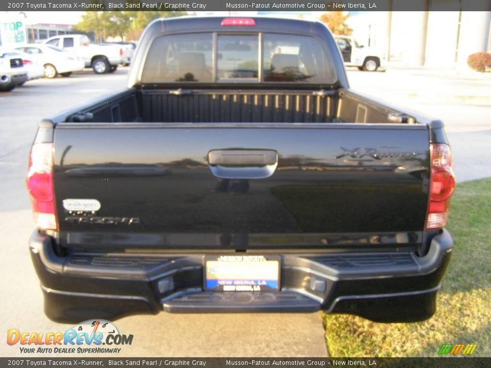 2007 Toyota Tacoma X-Runner Black Sand Pearl / Graphite Gray Photo #4