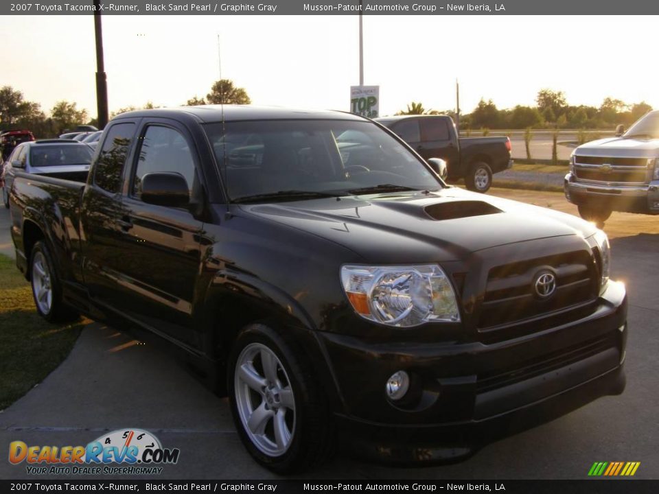 2007 Toyota Tacoma X-Runner Black Sand Pearl / Graphite Gray Photo #6