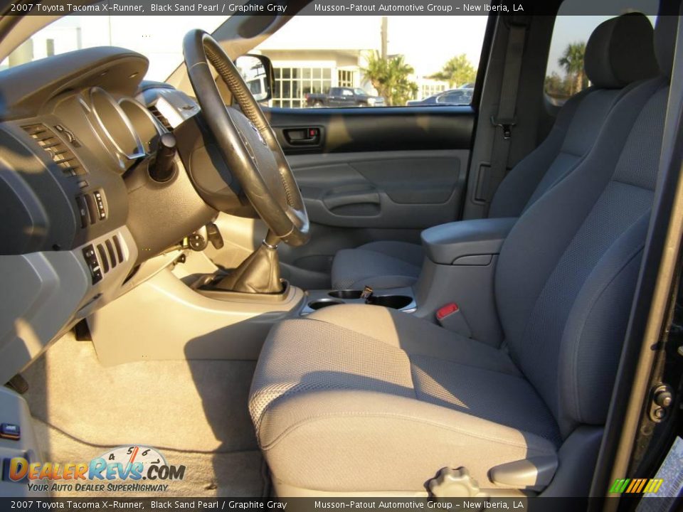 2007 Toyota Tacoma X-Runner Black Sand Pearl / Graphite Gray Photo #8