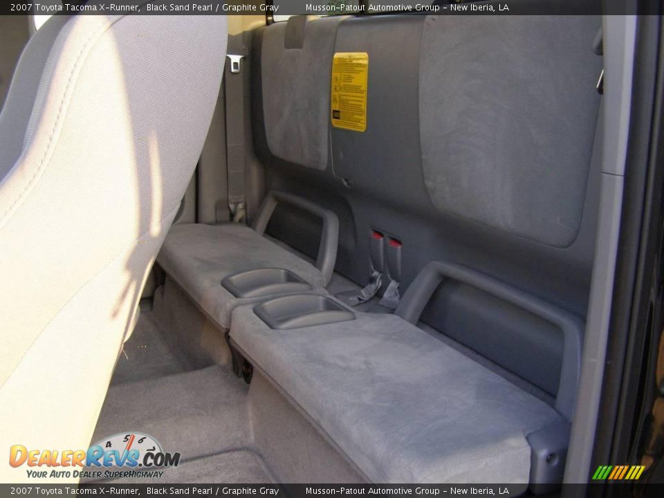 2007 Toyota Tacoma X-Runner Black Sand Pearl / Graphite Gray Photo #9
