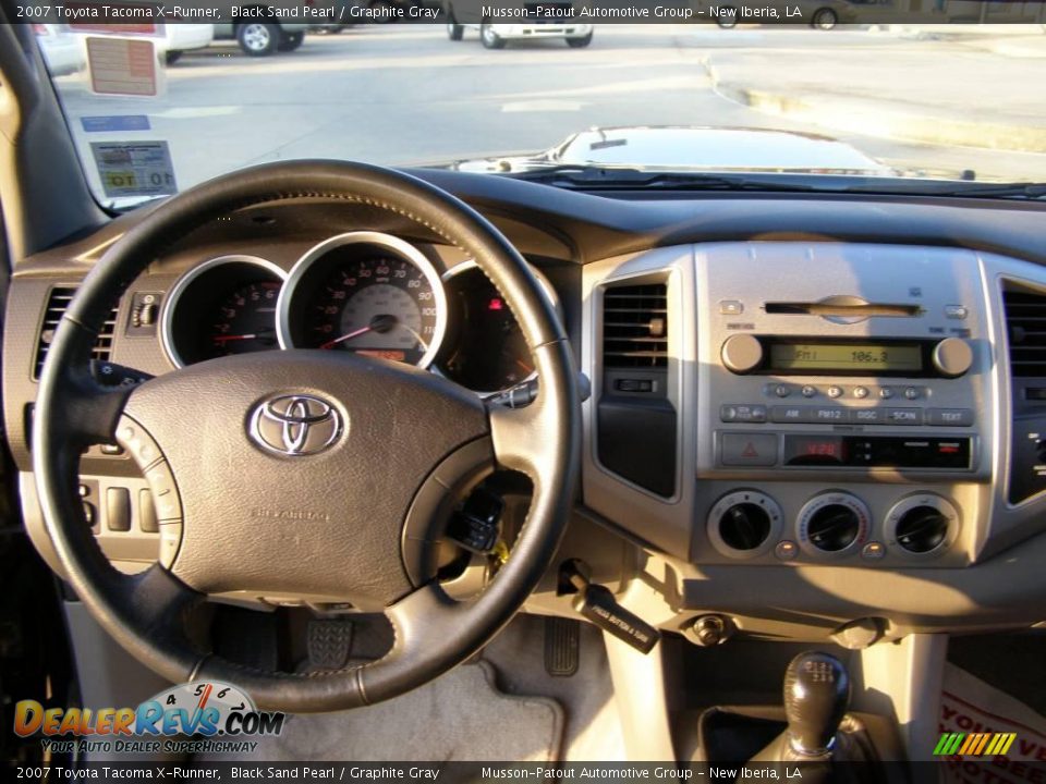 2007 Toyota Tacoma X-Runner Black Sand Pearl / Graphite Gray Photo #10