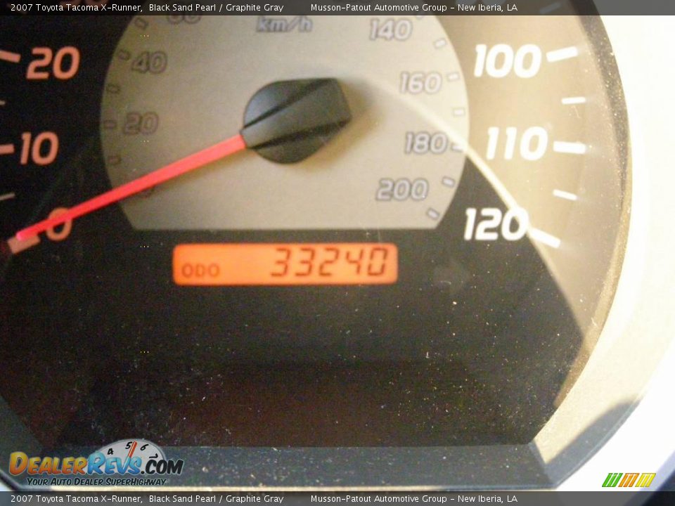 2007 Toyota Tacoma X-Runner Black Sand Pearl / Graphite Gray Photo #13