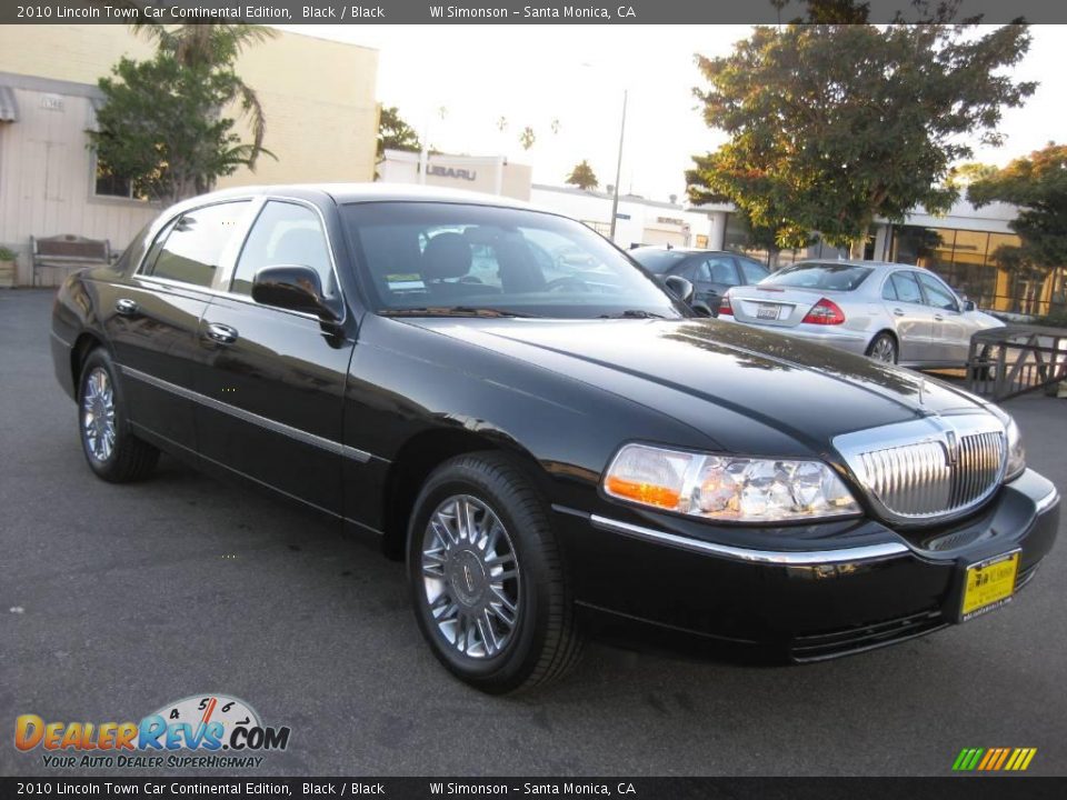 2010 Lincoln Town Car Continental Edition Black / Black Photo #1