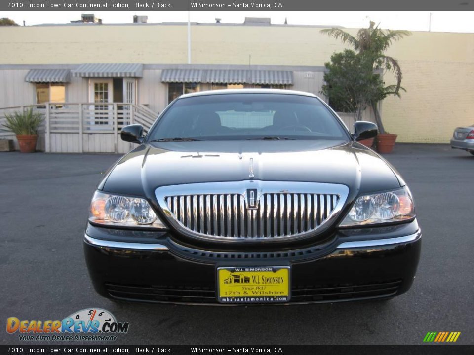 2010 Lincoln Town Car Continental Edition Black / Black Photo #8