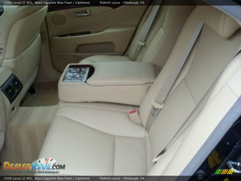 2008 Lexus LS 460 Black Sapphire Blue Pearl / Cashmere Photo #9