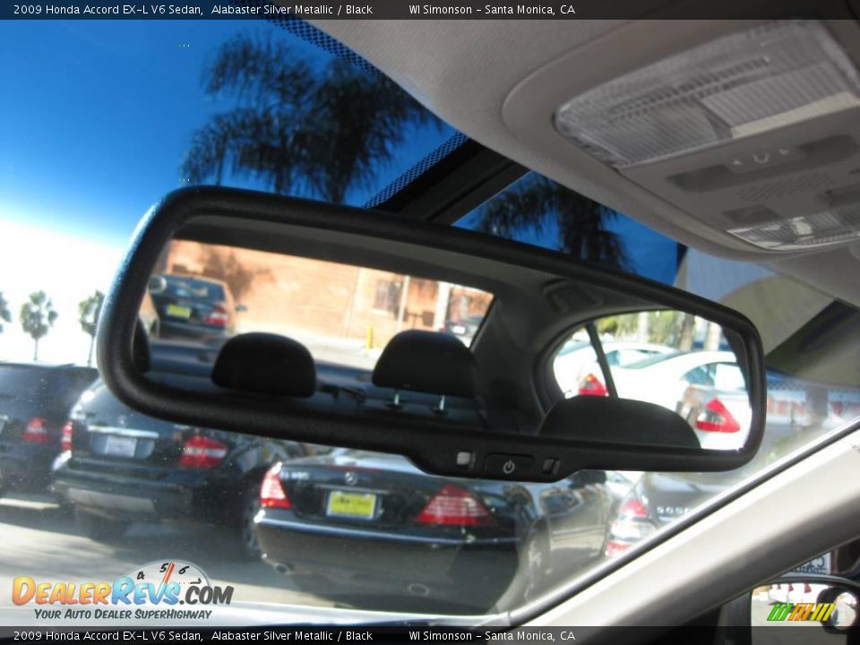 2009 Honda Accord EX-L V6 Sedan Alabaster Silver Metallic / Black Photo #22