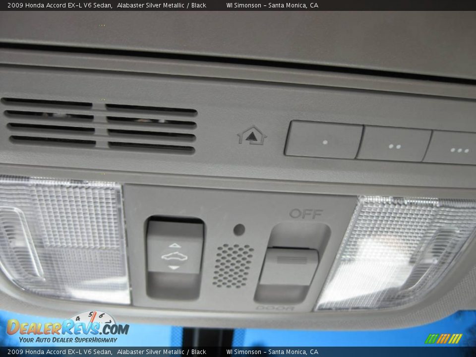 2009 Honda Accord EX-L V6 Sedan Alabaster Silver Metallic / Black Photo #23