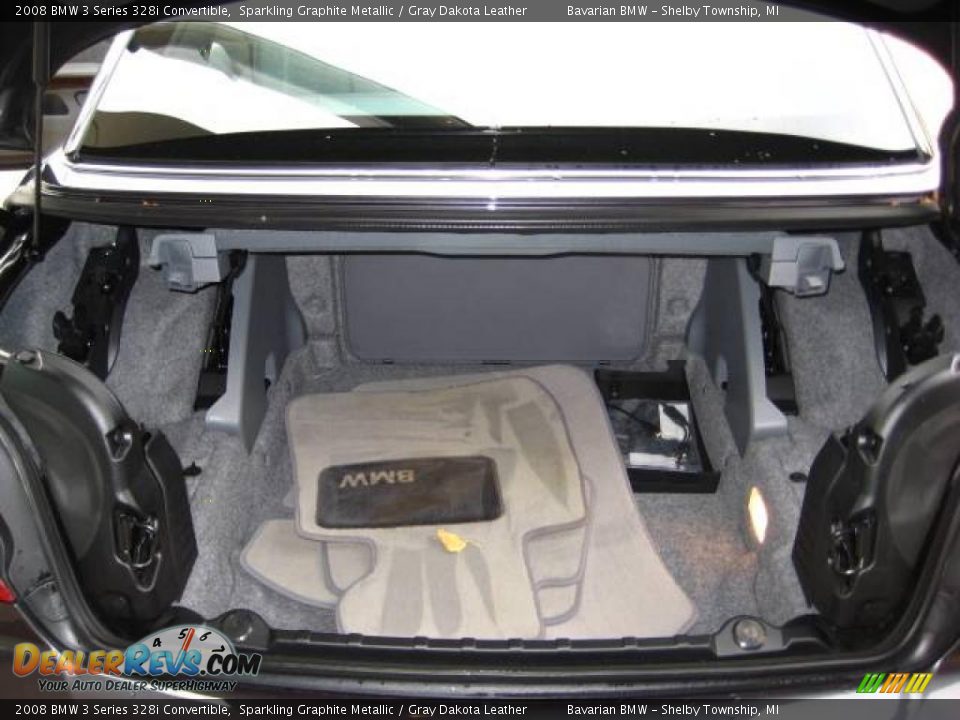 2008 BMW 3 Series 328i Convertible Sparkling Graphite Metallic / Gray Dakota Leather Photo #16