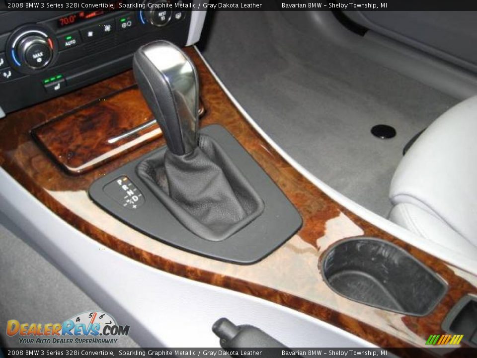 2008 BMW 3 Series 328i Convertible Sparkling Graphite Metallic / Gray Dakota Leather Photo #19