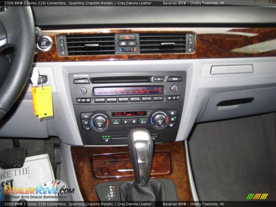 2008 BMW 3 Series 328i Convertible Sparkling Graphite Metallic / Gray Dakota Leather Photo #21
