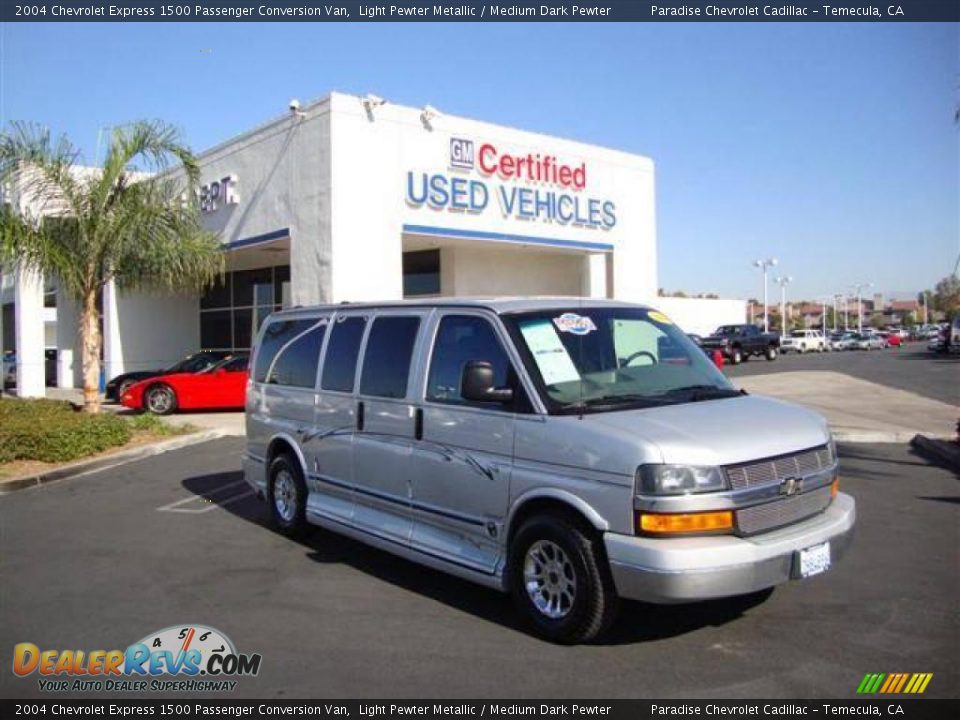2004 Chevrolet Express 1500 Passenger Conversion Van Light Pewter Metallic / Medium Dark Pewter Photo #1