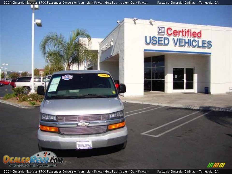 2004 Chevrolet Express 1500 Passenger Conversion Van Light Pewter Metallic / Medium Dark Pewter Photo #2
