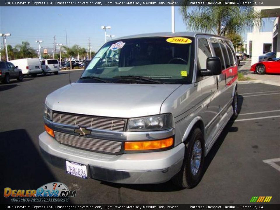 2004 Chevrolet Express 1500 Passenger Conversion Van Light Pewter Metallic / Medium Dark Pewter Photo #4