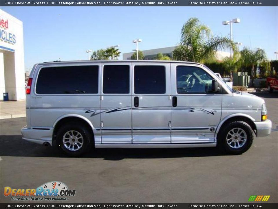 2004 Chevrolet Express 1500 Passenger Conversion Van Light Pewter Metallic / Medium Dark Pewter Photo #5
