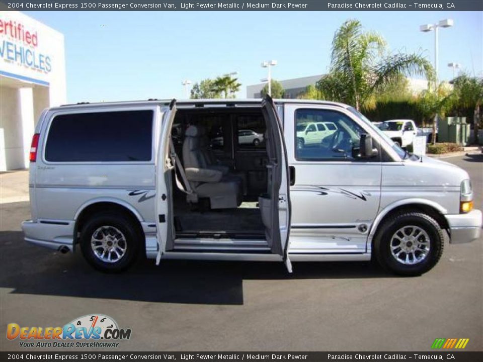 2004 Chevrolet Express 1500 Passenger Conversion Van Light Pewter Metallic / Medium Dark Pewter Photo #6