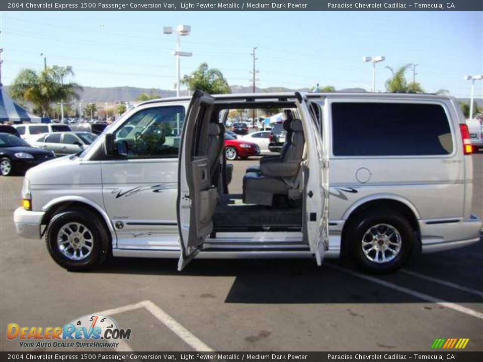 2004 Chevrolet Express 1500 Passenger Conversion Van Light Pewter Metallic / Medium Dark Pewter Photo #8