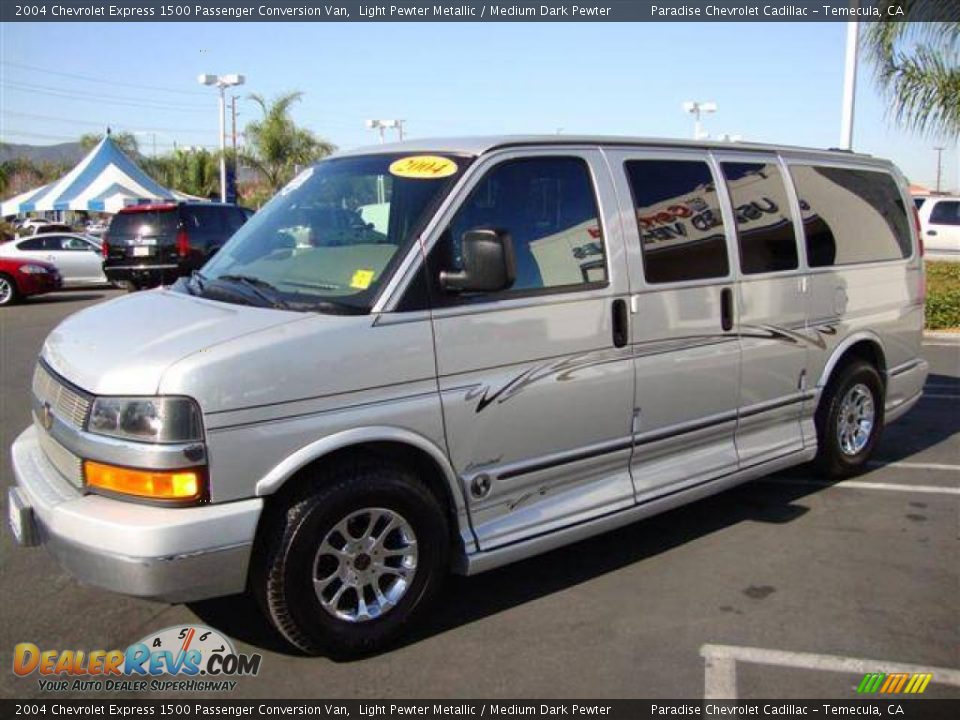 2004 Chevrolet Express 1500 Passenger Conversion Van Light Pewter Metallic / Medium Dark Pewter Photo #9