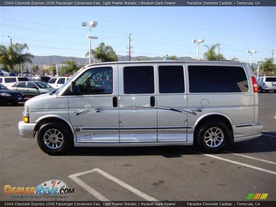 2004 Chevrolet Express 1500 Passenger Conversion Van Light Pewter Metallic / Medium Dark Pewter Photo #10