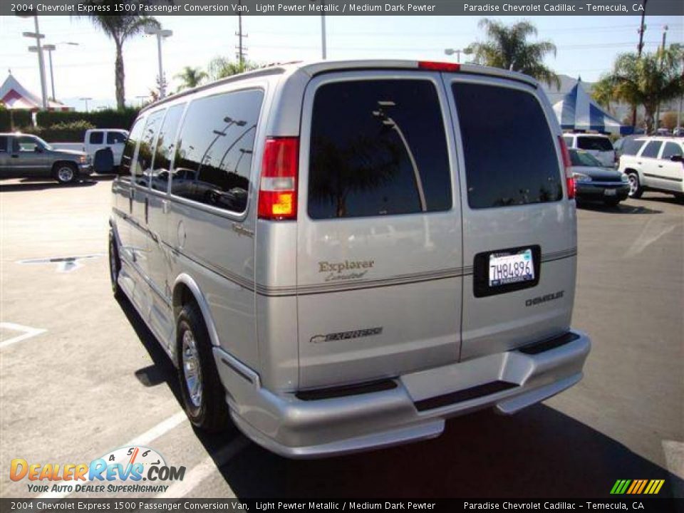 2004 Chevrolet Express 1500 Passenger Conversion Van Light Pewter Metallic / Medium Dark Pewter Photo #12