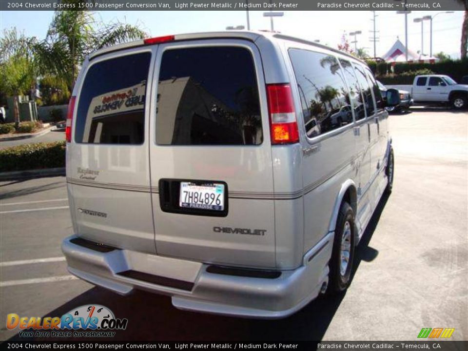 2004 Chevrolet Express 1500 Passenger Conversion Van Light Pewter Metallic / Medium Dark Pewter Photo #13
