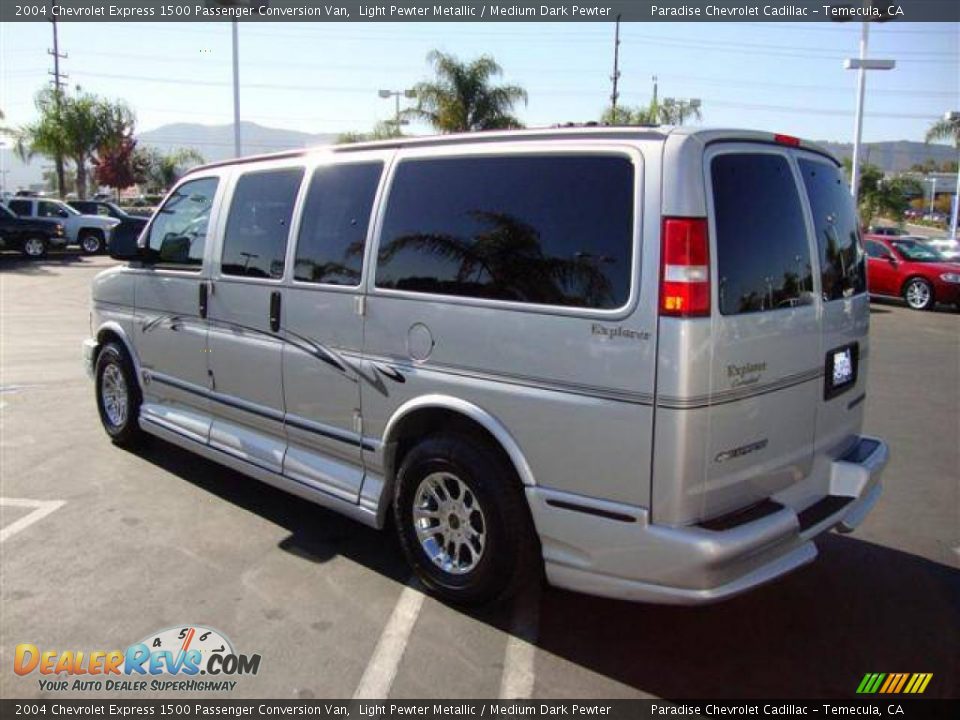 2004 Chevrolet Express 1500 Passenger Conversion Van Light Pewter Metallic / Medium Dark Pewter Photo #14