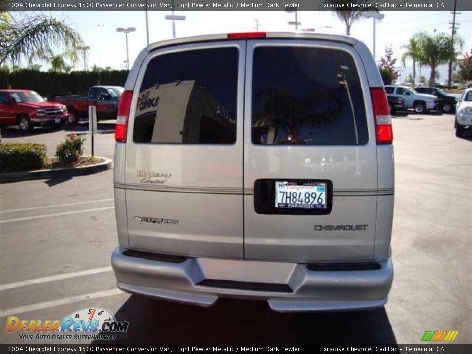 2004 Chevrolet Express 1500 Passenger Conversion Van Light Pewter Metallic / Medium Dark Pewter Photo #15