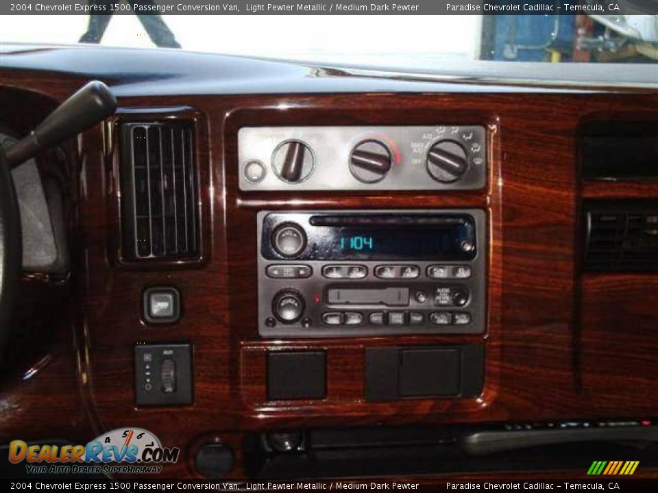 2004 Chevrolet Express 1500 Passenger Conversion Van Light Pewter Metallic / Medium Dark Pewter Photo #16