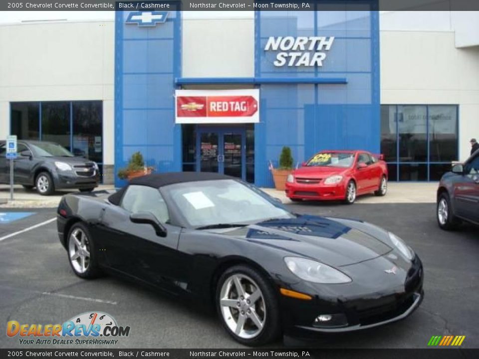 2005 Chevrolet Corvette Convertible Black / Cashmere Photo #1