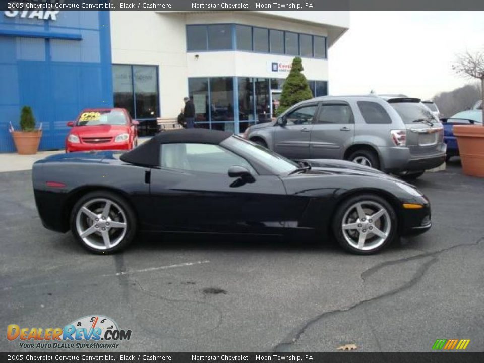 2005 Chevrolet Corvette Convertible Black / Cashmere Photo #2
