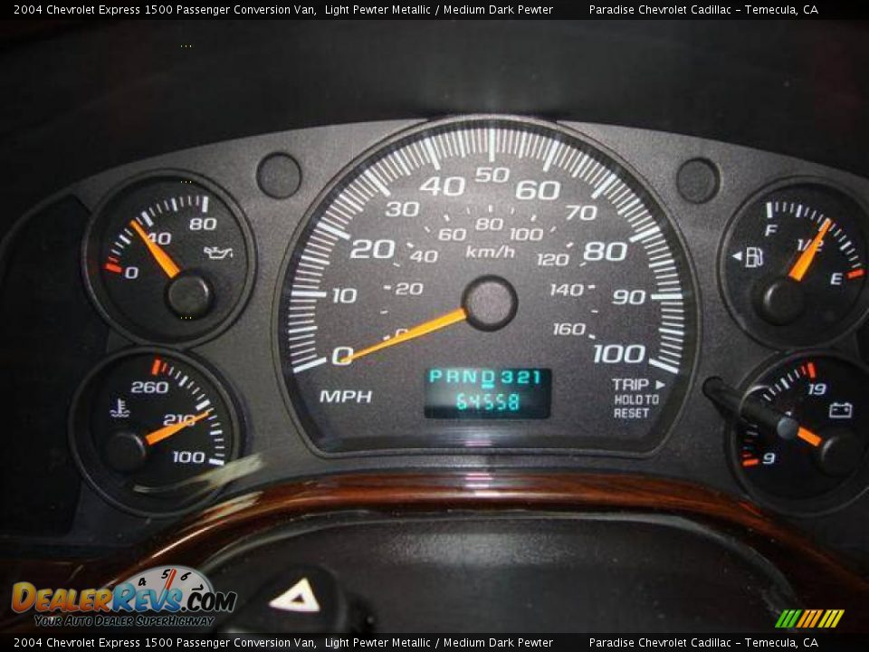 2004 Chevrolet Express 1500 Passenger Conversion Van Light Pewter Metallic / Medium Dark Pewter Photo #28