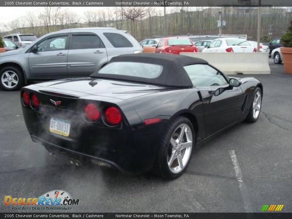 2005 Chevrolet Corvette Convertible Black / Cashmere Photo #3