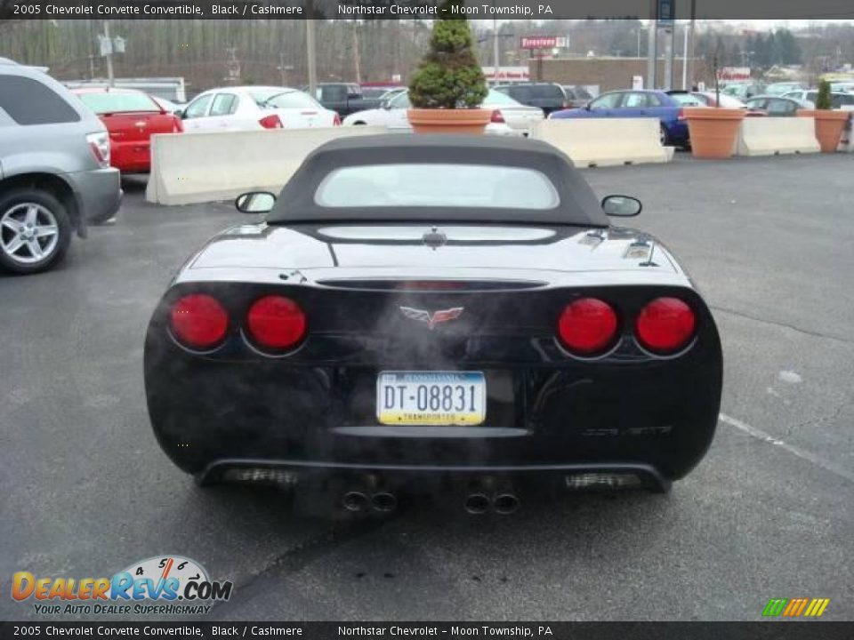 2005 Chevrolet Corvette Convertible Black / Cashmere Photo #4