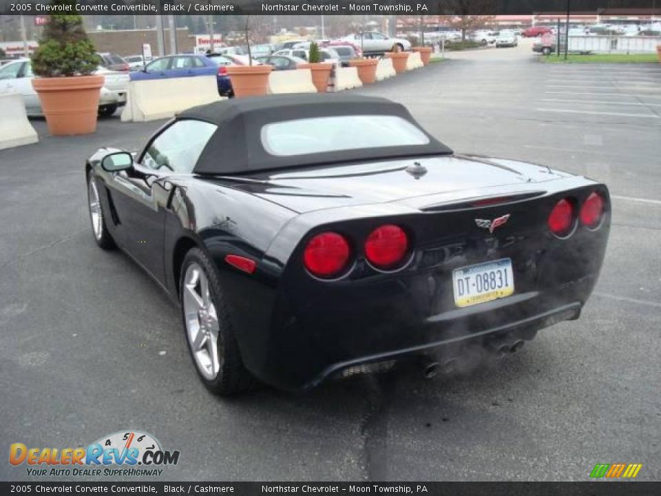 2005 Chevrolet Corvette Convertible Black / Cashmere Photo #5