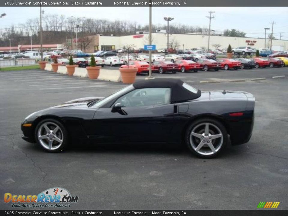 2005 Chevrolet Corvette Convertible Black / Cashmere Photo #6